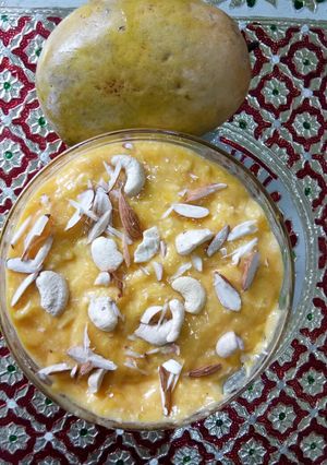 A picture of #Mango...Mango kheer.
