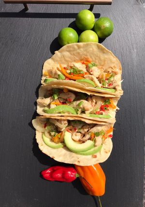 Una foto de Fajitas de pollo