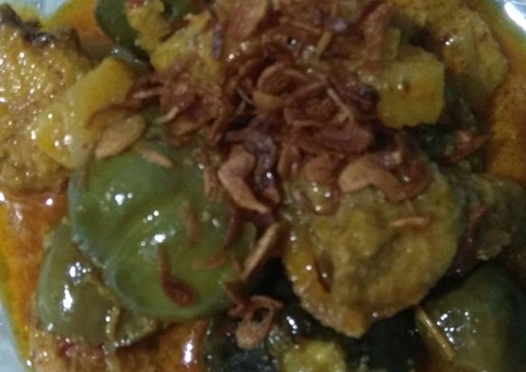 Gulai terong asam nanas