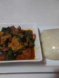 Semolina with Oha Soup