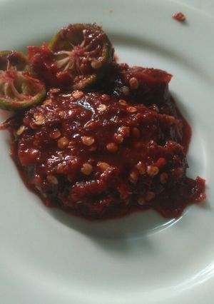 Foto resep Sambal terasi ala RM Ampera