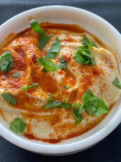 Una foto de Hummus de garbanzos