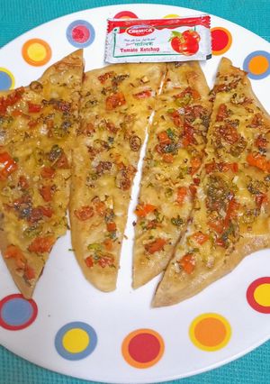 A picture of Super Quick Cheese Slice Stuffed Paratha.