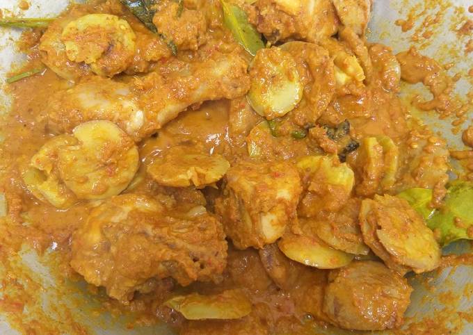 Rendang Jengkol Ayam