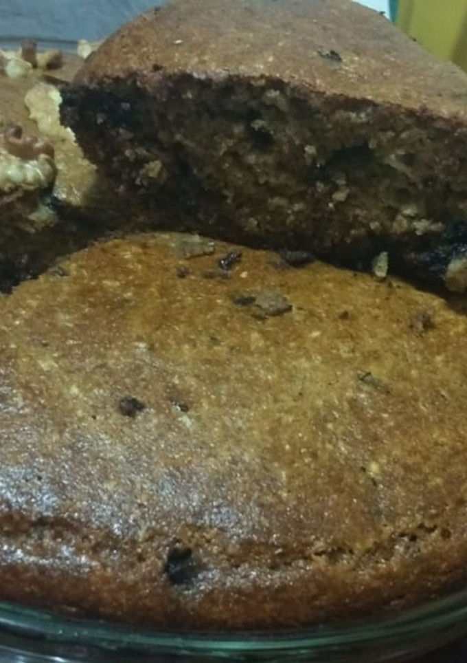 Una foto de Budín integral de banana (sin manteca y con azúcar mascabo)
