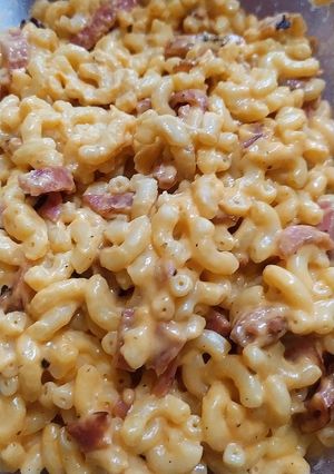 Foto resep Mac and cheese with smoked beef