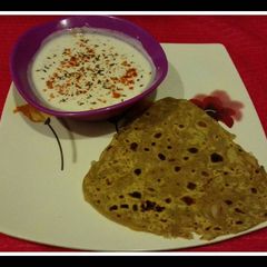 A picture of Missi Roti/Paratha.