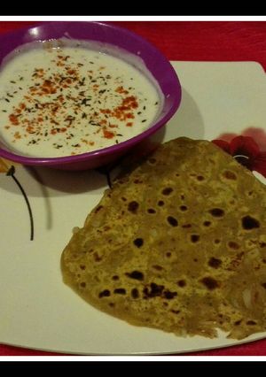 A picture of Missi Roti/Paratha.