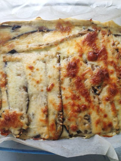 Una foto de Pastel de berenjena