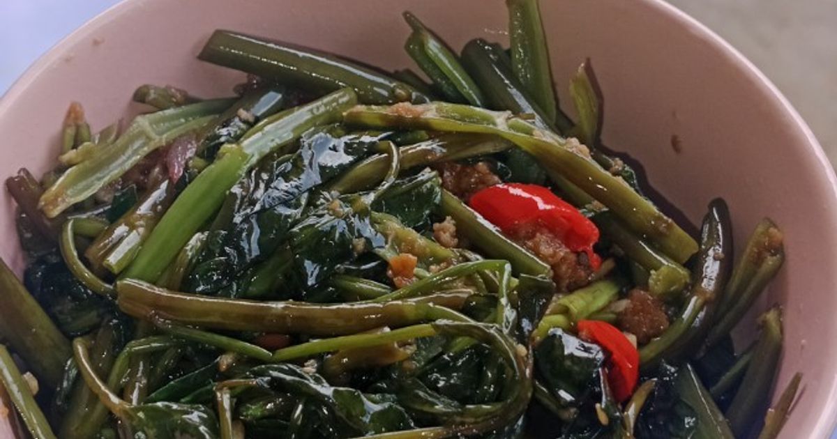 Tumis Kangkung Oncom