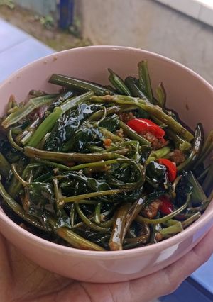 Foto resep Tumis Kangkung Oncom