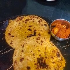 A picture of Moong Dal Ka Paratha.