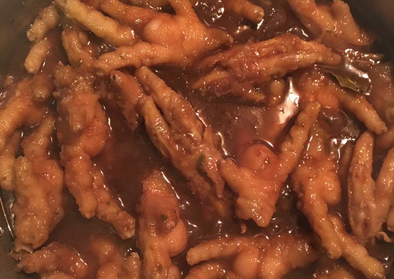 Ceker teriyaki pedas