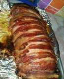 Enrollado de carne con calabacín