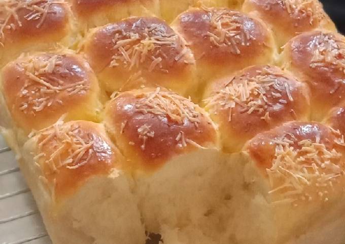 Bagaimana Menyiapkan Roti Sobek Tape Singkong (Isi Keju Manis) Anti Gagal