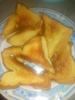 Toasted bread ainihin hoton girkin