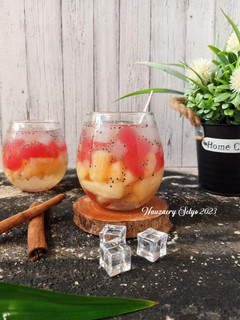Foto resep Es Nanas Kolang-kaling Nata de Coco
