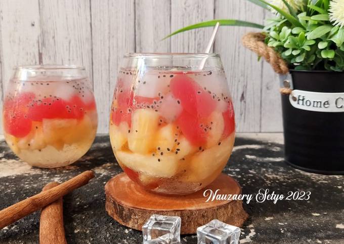 Resep Es Nanas Kolang Kaling Nata De Coco Oleh Nauzaery Setyo Cookpad