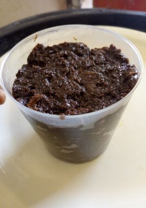 A picture of Homemade chocolate.