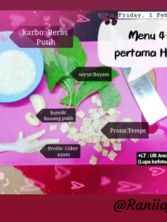 Foto resep MPASI 6 BULAN menu 4 bintang