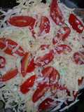 Ensalada cherry🍅Queso🧀 y repollo
