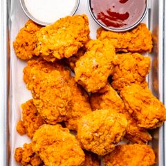 A picture of Tofu "Chicken" Nuggets.