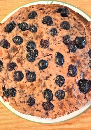 Hình của món Banana Blueberry Cheesecake.