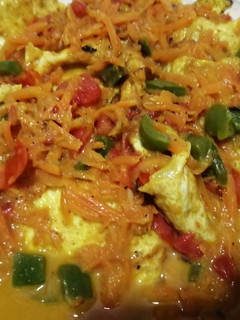 A picture of Fried egg curry.