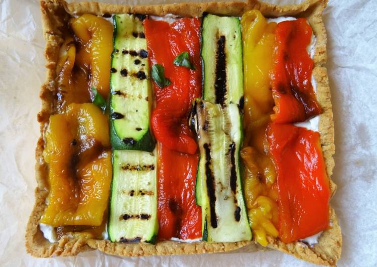 Crostata salata fredda