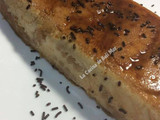 Flan de galletas rellenas de chocolate