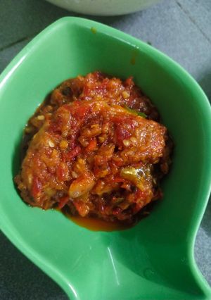 Gambar Sambal Merah (versi rebus tanpa belacan)