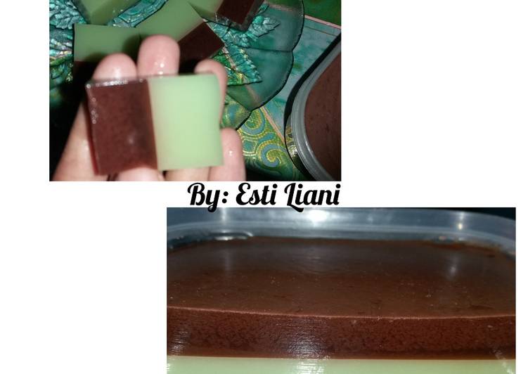 Puding Coklat Matcha