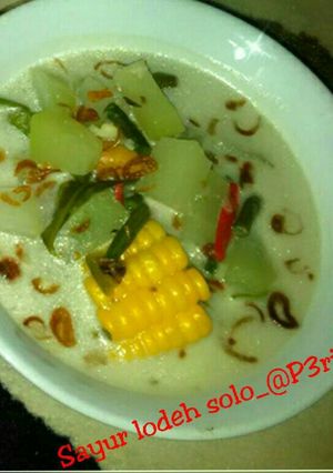 Foto resep Sayur lodeh solo