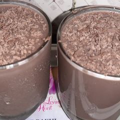 A picture of Cold coco with chocolate.
