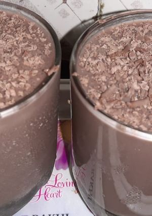 A picture of Cold coco with chocolate.