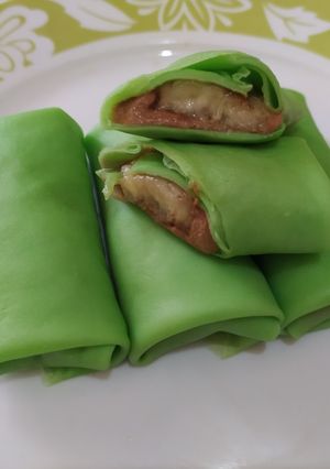 Foto resep Dadar Gulung Dalgona Pisang