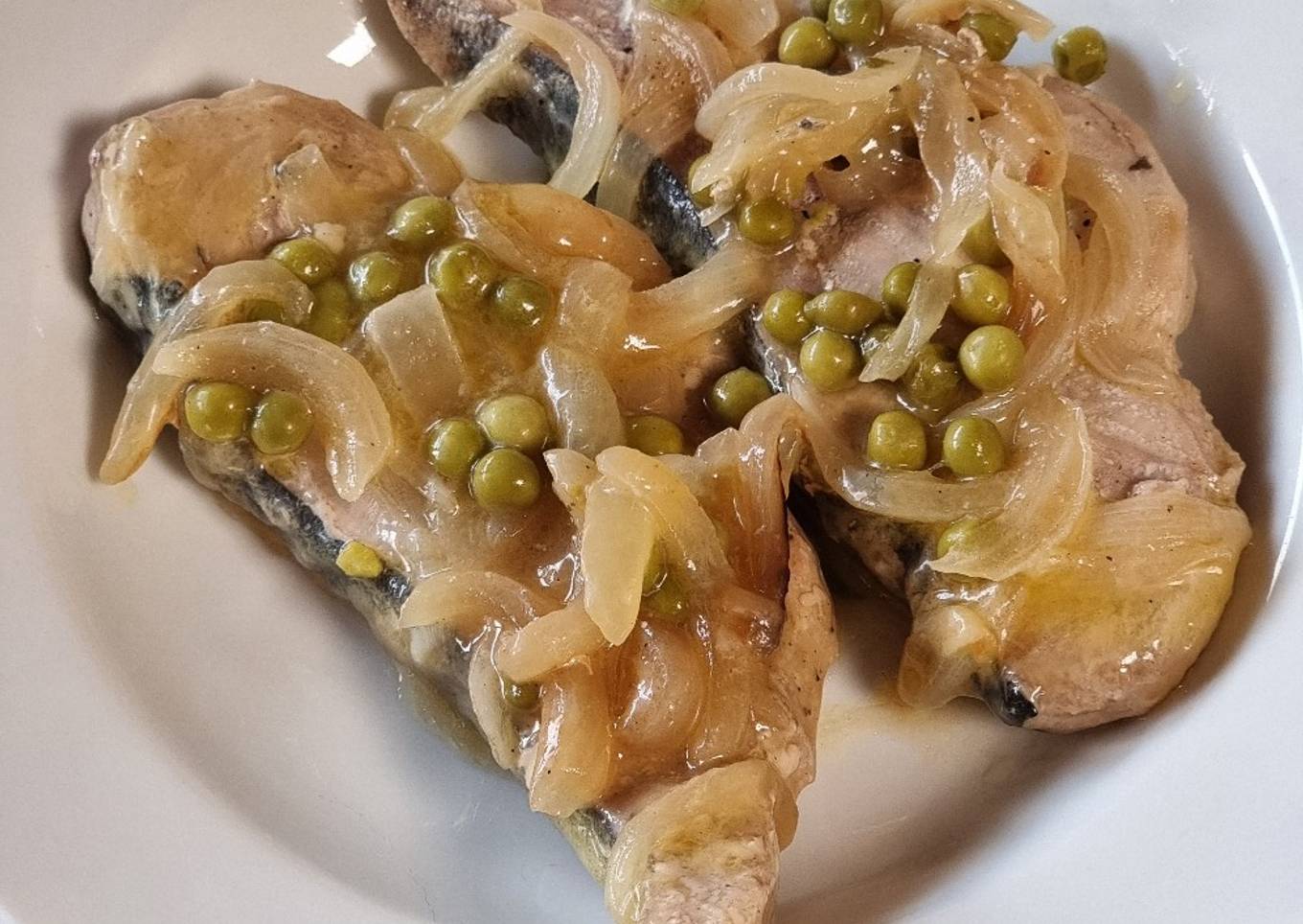 Pez espada en salsa