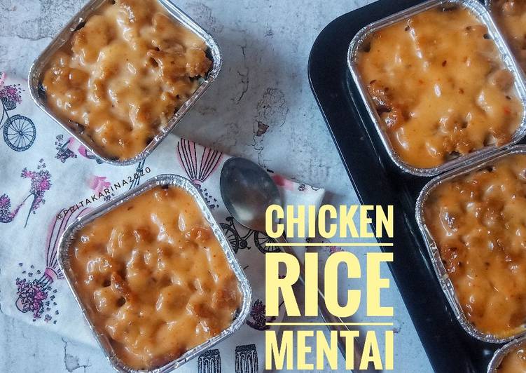 Chicken Rice Mentai