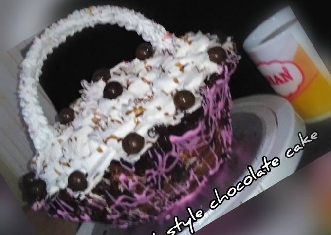 Recipe of Quick Basket style chocolate cake