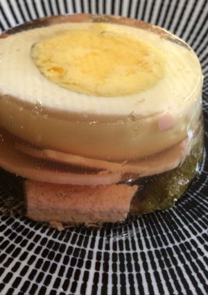 Une photo de Œuf en gelée