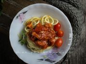 Gambar sos spaghetti bolognese