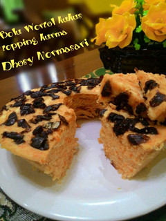 Foto resep Bolu Wortel topping kurma