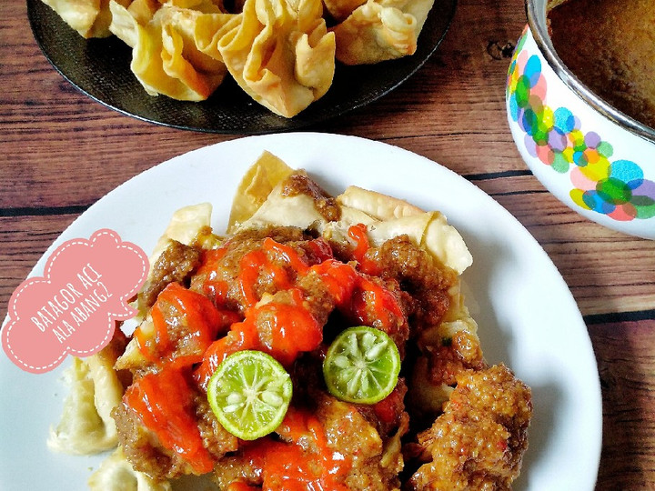Cara Gampang Membuat Batagor aci ala abang2 Anti Gagal