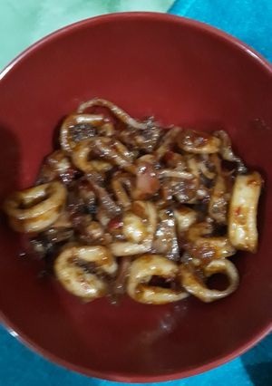 Foto resep Tumis cumi pedas