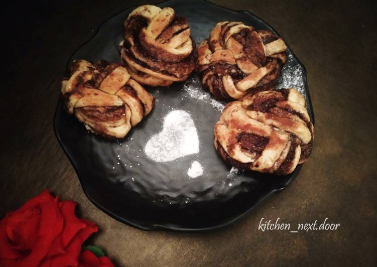 Choco Cinnamon Rolls without yeast