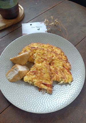 Foto resep Telur Dadar Tahu 🥚🍳