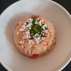 A picture of Daliya upma.