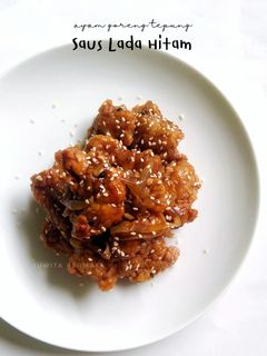 Foto resep Ayam Goreng Tepung Saus Lada Hitam | Crispy Chicken Black Pepper