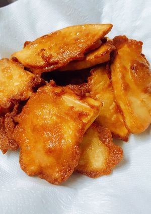 Hình của món Sake chiên bột.