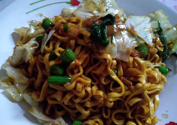 Langkah Mudah untuk Menyiapkan Mie goreng buncis, Lezat